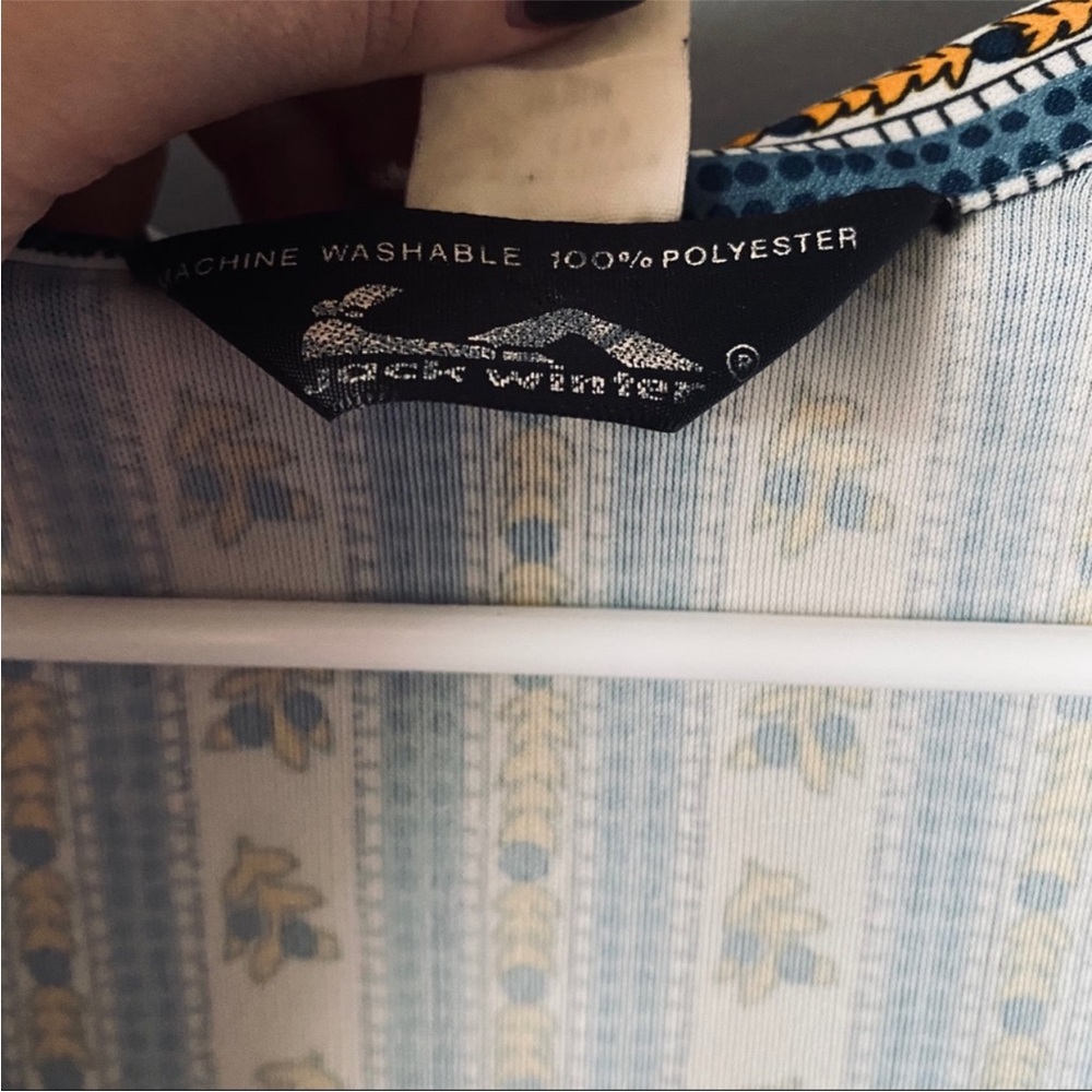 Jack Winter printed button down blouse - image 8